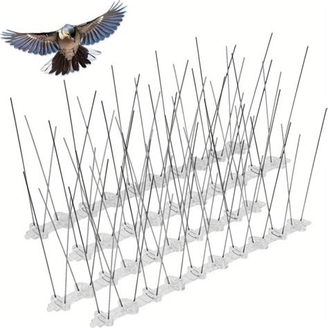 Stainless Steel Pigeon Defense Spikes for Balcony Roof and Windows – CRAZE
