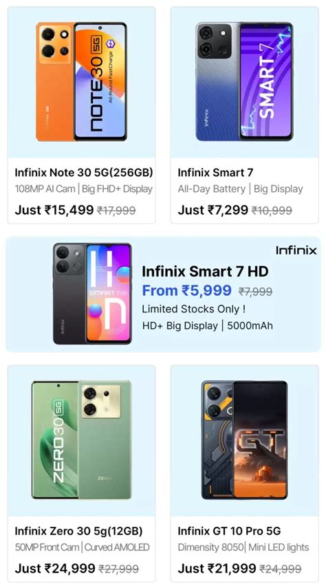 Flipkart Mobile Offers: Infinix Note 30 5G To Hot 30i To GT 10 Pro ...