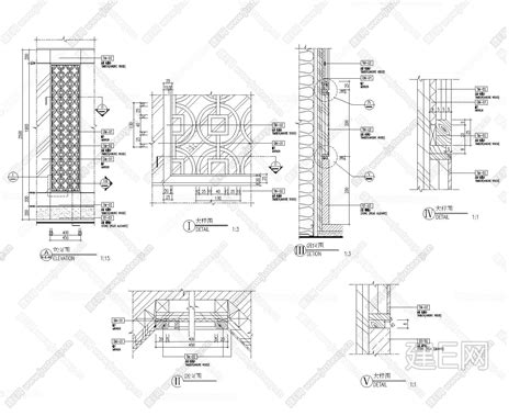 隔音墙裙大样|CAD施工图施工图下载_施工图隔音墙裙大样|CAD施工图下载_施工图隔音墙裙大样|CAD施工图免费下载_建E室内设计网