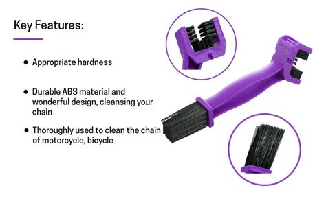 MAPPERZ 2 Bike Chain Cleaning Brush, Chain Cleaner for Cycle ...