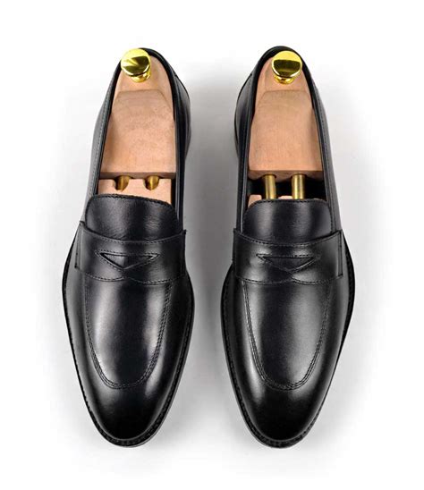 Pelle Santino - Black Penny Loafers - Best penny loafers India – The ...