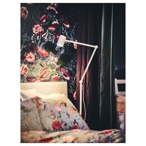 IKEA NYMANE Floor/reading lamp, white | IKEA Floor Lamps | Eachdaykart ...