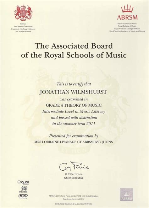 Image result for ABRSM Performance Exam Example