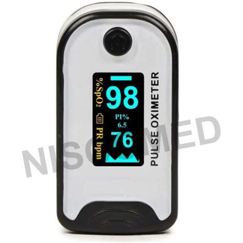 Bistos Professional Series Finger Tip Pulse Oximeter with Audio Visual ...