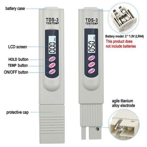 Jual Tds Meter 3 Digital Alat Ukur Ppm Air Nutrisi Hidroponik - Kab ...