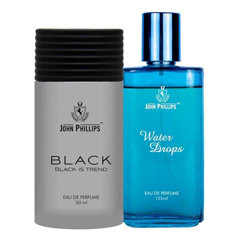 Buy John Phillips Men & Women BLACK & WATER DROPS | Long Lasting ...