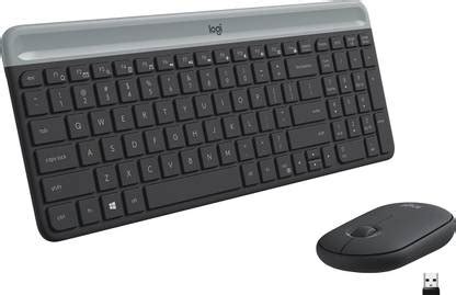 Logitech MK470 Slim Keyboard & Mouse Combo, Whisper-Quiet Wireless ...
