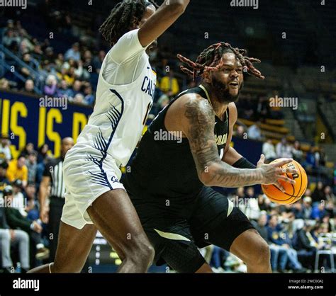 Haas Pavilion Berkeley Calif, USA. 10th Jan, 2024. CA U.S.A. Colorado ...