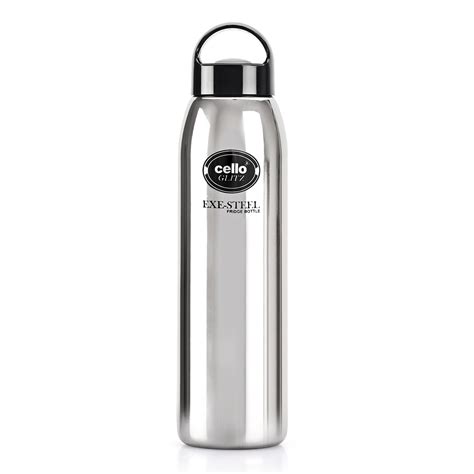 CELLO Glitz Stainless Steel Bottle, 1 Litre, Silver : Amazon.in: Home ...