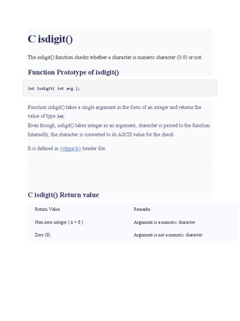 Image result for Isdigit in C Programming Tutorials