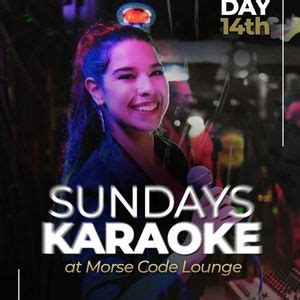 Sundays Karaoke with the amazing DJ Nadya , Morse Code Lounge , Winter ...