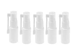 30ML White Plastic Empty Portable Nasal Spray Bottle With 360 Degree ...