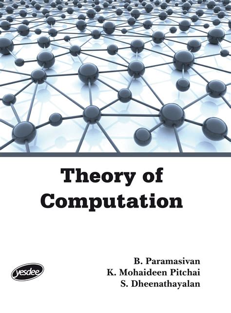 Theory of Computation : Paramasivan, Mohaideen Pitchai, Dheenathayalan ...