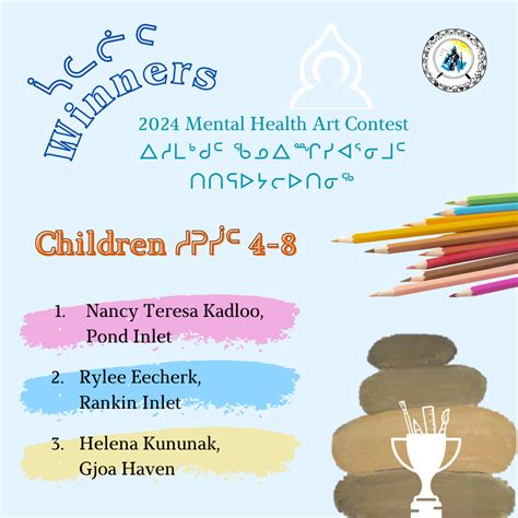 Embrace Life Council - 2024 Winners of the Mental Health Art Contest