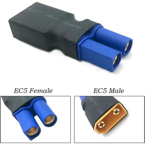 XT90 Male to EC5 female adapter