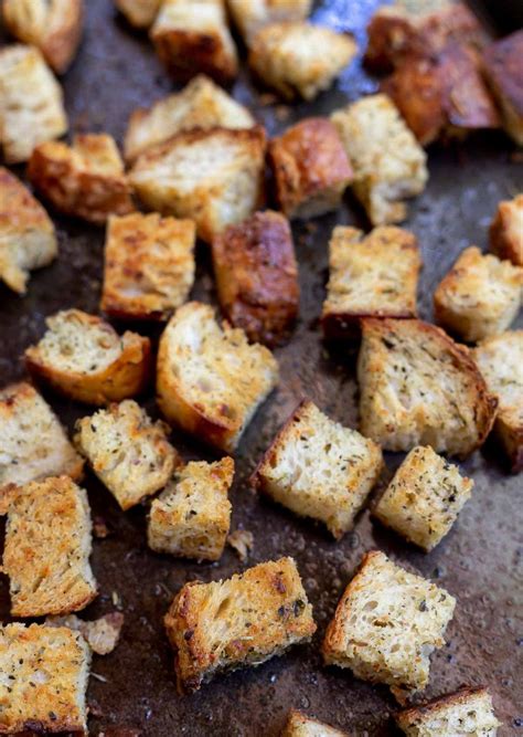 recette croutons à l ail poele