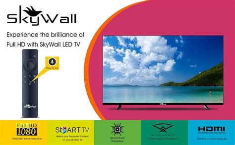 Skywall 80 cm (32 inches) HD Ready Smart LED TV 32SW-VS (Black ...
