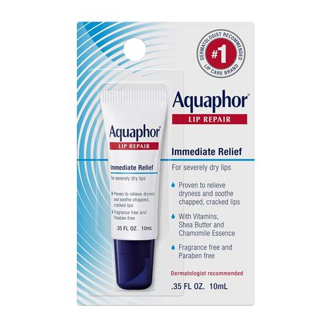 Brandclub - Aquaphor Lip Repair Ointment - Long-lasting Moisture to Soothe Dry Chapped Lips ...