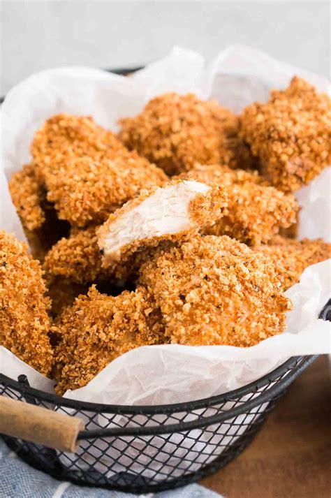 Homemade Chicken Nuggets Recipe Air Fryer Chicken Nuggets