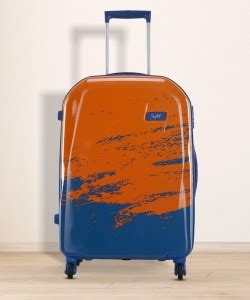 SKYBAGS HORIZON STROLLY 67 360(E)ORAGNE DARKBLU Check-in Suitcase 4 ...