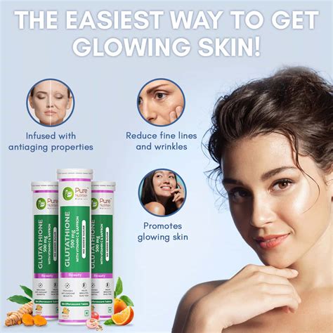 Buy PURE NUTRITION GLUTATHIONE 500 MG L GLUTATHIONE TABLETS FOR HEALTHY ...