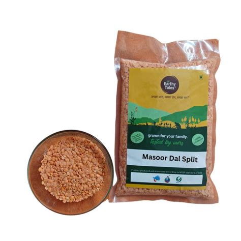Buy Organic Masoor Dal Split Online at Earthy Tales | Chemical-Free ...
