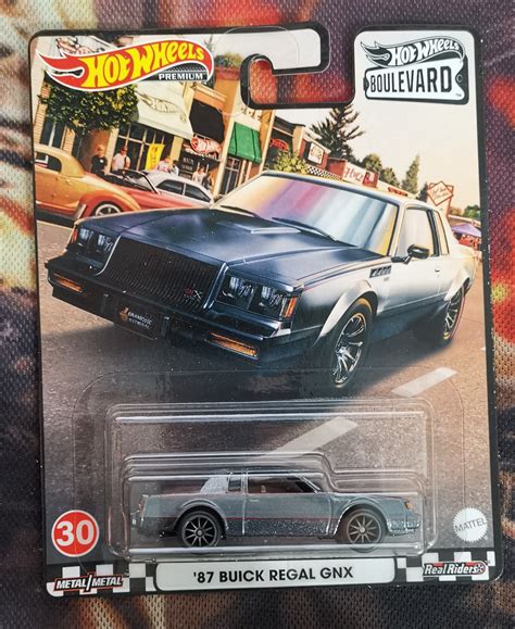HOTWHEELS PREMIUM CAR CULTURE BOULEVARD 87 BUICK REGAL GNX DIE CAST ...