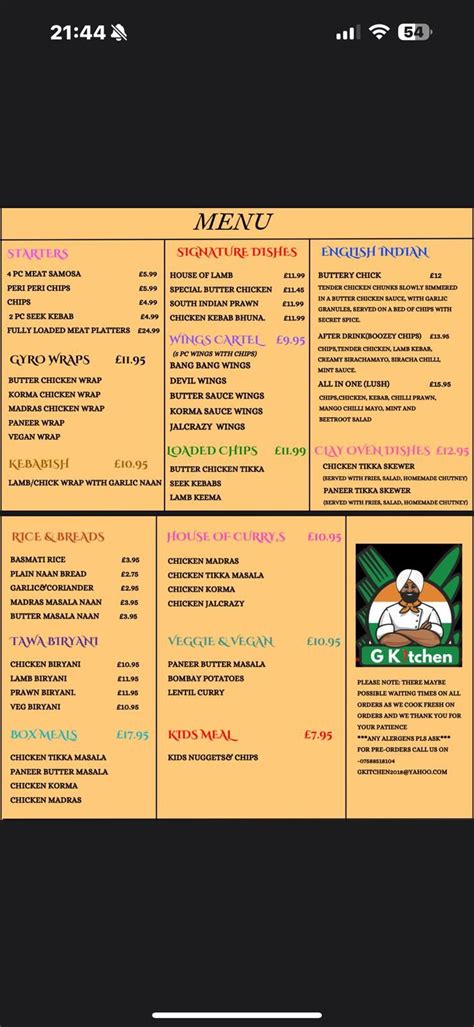 GKitchen - Indian Food Truck, 7 Stocks Hill, Northampton, United ...