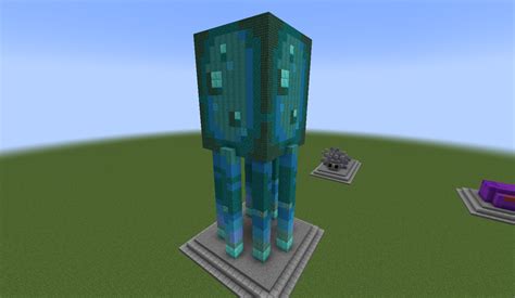 Image result for Minecraft Squid Statue Tutorial