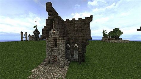 Image result for Gothic Cottage Minecraft Tutorial