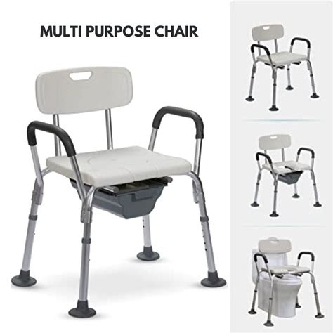 Buy Bath Chair + Commode Chair - Multi Purpose Commode Chair Price in ...