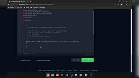 Image result for HackerRank Variable Sized Array Solution C
