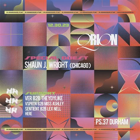 RR New Year’s 12.30 with Qrion, Shaun J Wright and Durham friends ...