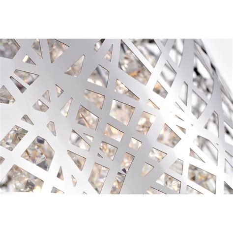 Home Accessories Inc 4-Light 16-in Polished Chrome Flush Mount Light ...