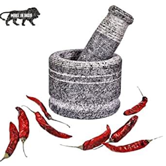 Trustful Gift House TGH Pestle and Mortar Stone - Grindstone Stone ...