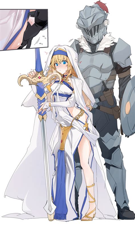 priestess, sword maiden, and goblin slayer (goblin slayer!) drawn by uno_ryoku | Danbooru