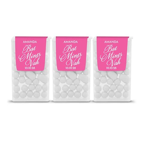Tic Tac Bulk Favors, PACK of 12 Bat Mints Vah Personalized Tic Tac ...