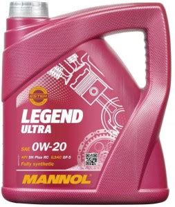 MANNOL Legend Ultra SAE OW-20 API SN Plus RC ILSAC GF-5 Fully Synthetic ...