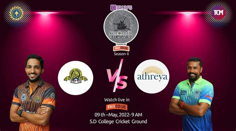Byjus KCA Club Championship 2022 – Swantons vs Athreya | Kerala Cricket ...
