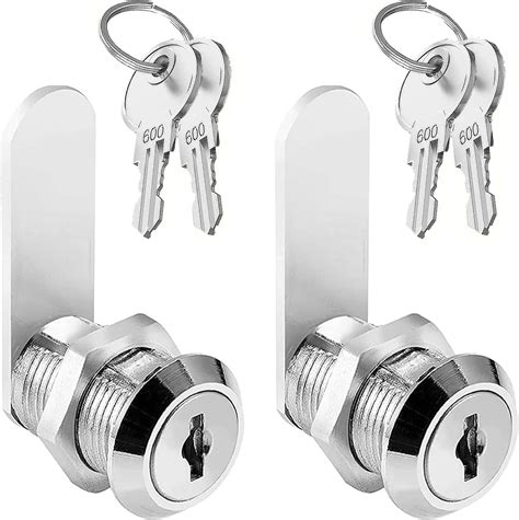 Cabinet Lock, 2pcs Secure Mailbox Lock Letter Post Box Lock Cabinet Lock Cupboard Locks with Key ...