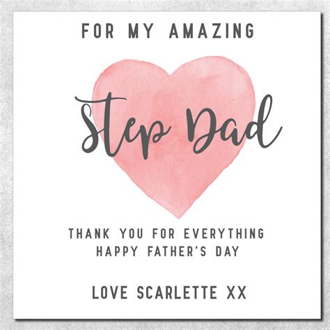 Personalised Father's Day Card