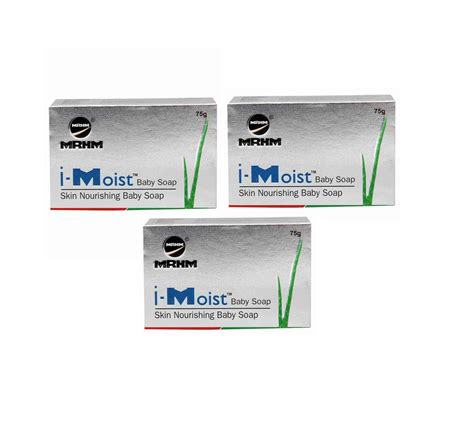 I moist baby soap 75g, pack of 3