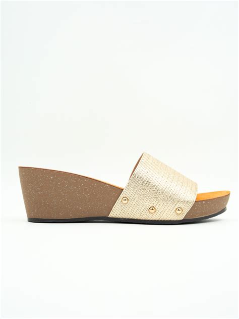 Pauline Wedge Heel Slip Ons