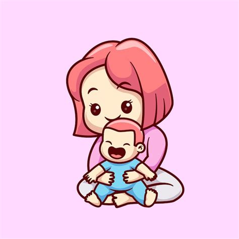 Mutter mit baby cartoon Bilder - Kostenloser Download auf Freepik