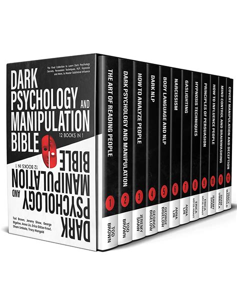 Dark Psychology and Manipulation Bible: 12 BOOKS IN 1: The Final ...