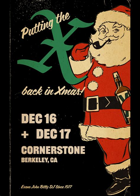 X - Putting the X back in XMAS, The Observatory, Santa Ana, 19 December ...