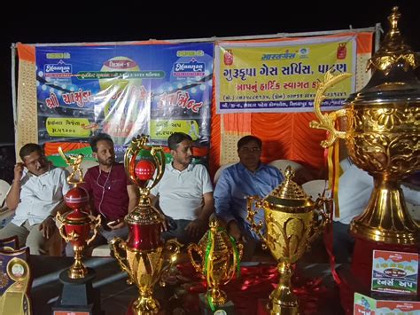 Jai Madi XI of Mehsana became the champion in Chamunda Night Tennis ...