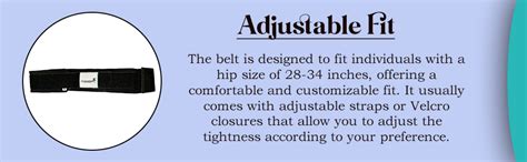 Buy ACCUMEDEX SI (Sacroiliac) Joint Belt, for Women and Men, Pain ...