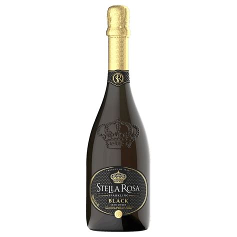 Stella Rosa Black Sparkling Red Wine 750 ml - Stella Rosa