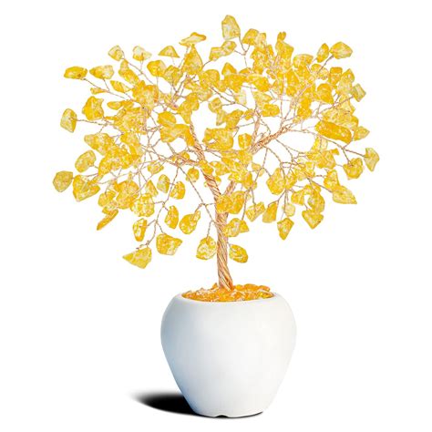 Buy Reikved Healing Crystal Tree with Pot Vase - Gift for Housewarming ...